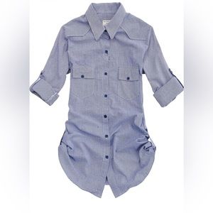 🍁 NWT Blue and White Plaid Flannel!